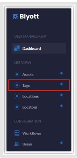 Tag tab