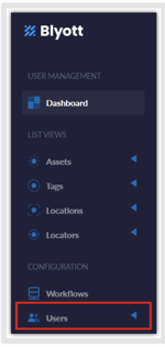 User tab