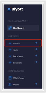Asset tab