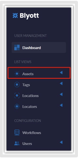 Asset tab